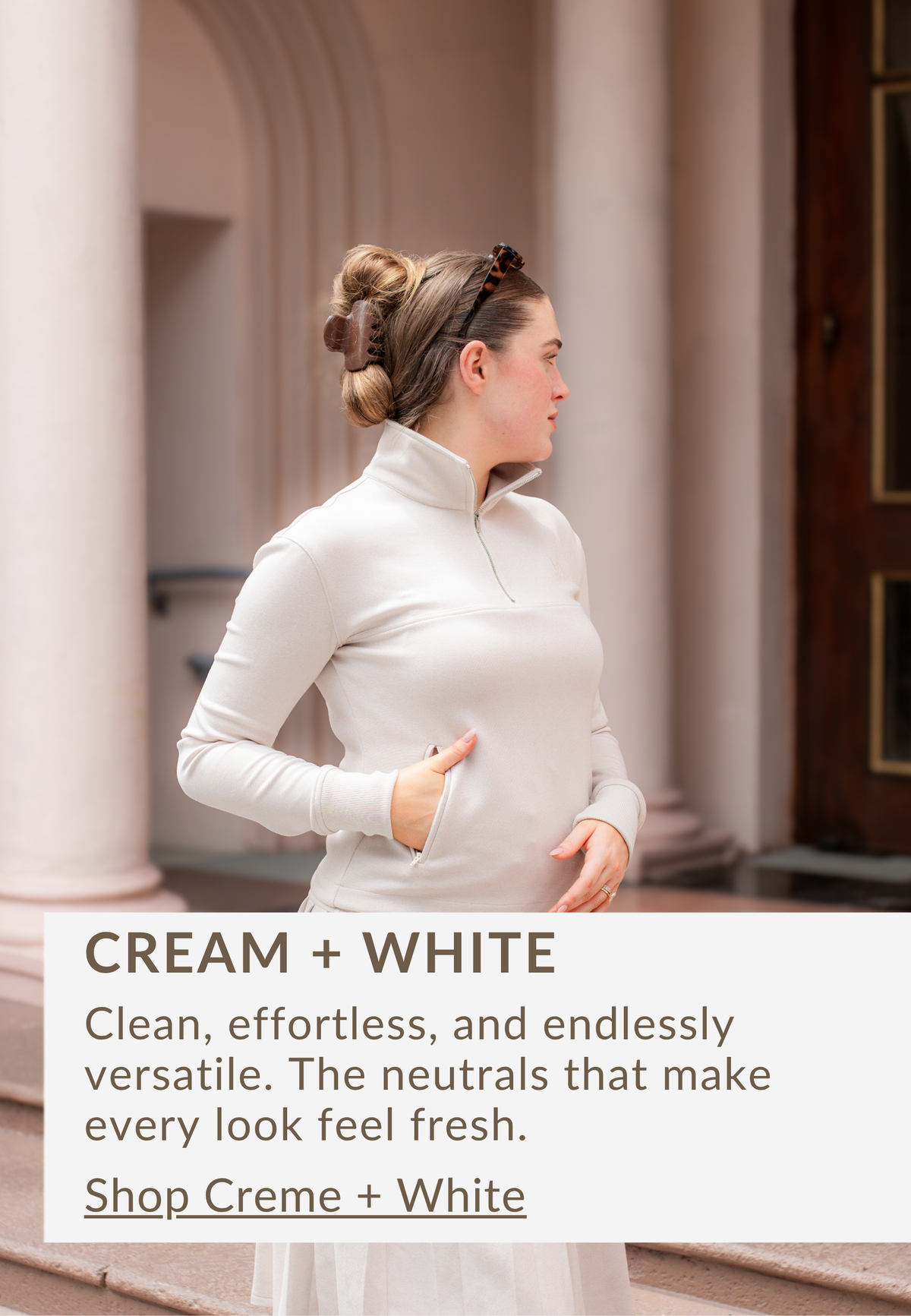 CREAM + WHITE